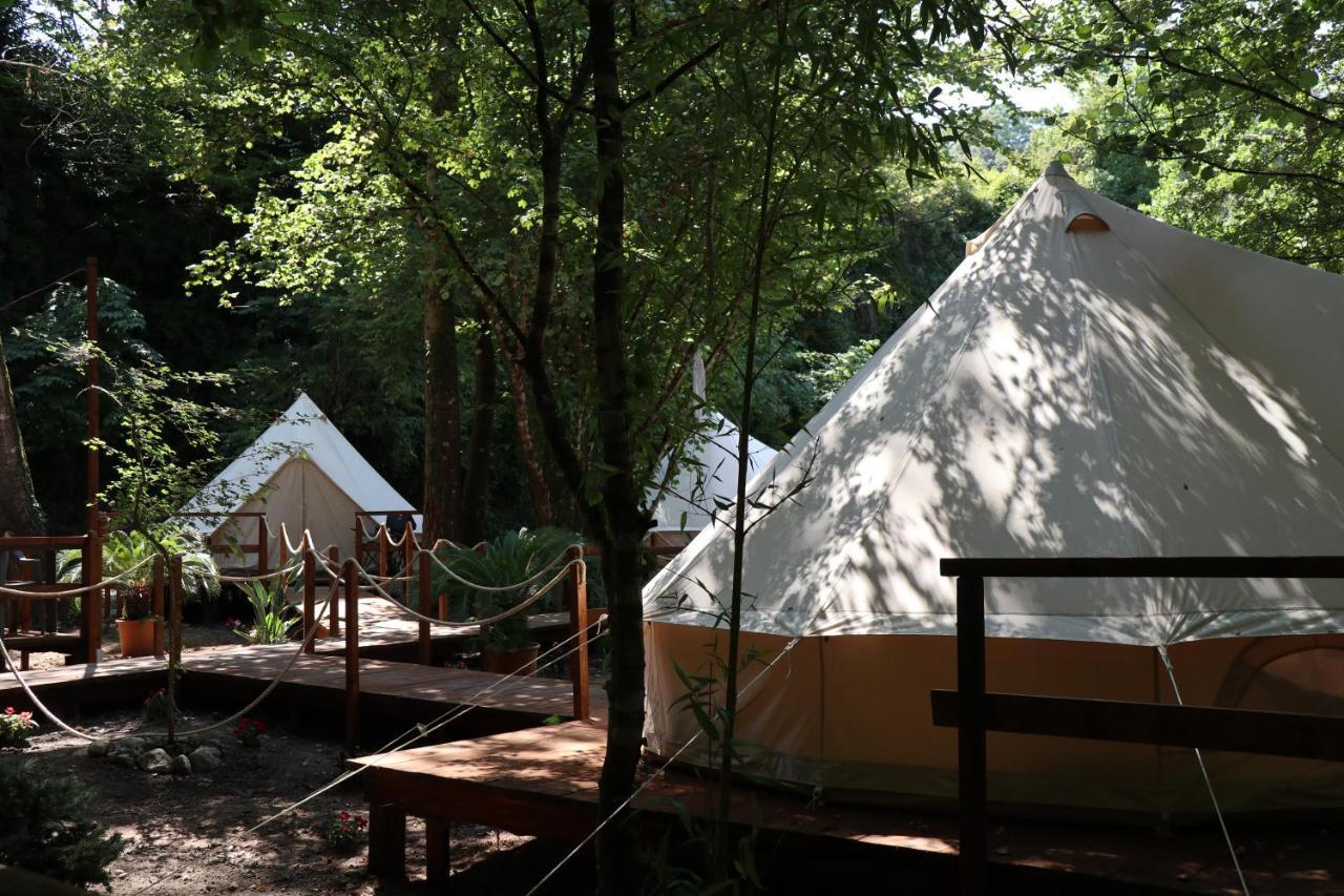 River Tribe Glamping Laino Borgo Kültér fotó